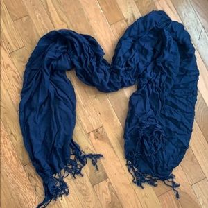 Navy scarf